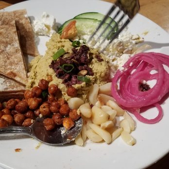 10 Barrel Brewing - Hummus with roasted chickpeas, cucumbers, cheese, pita, pickled onion, olives, so good - Breweries Near Me - Boise, Idaho 10 Barrel Brewing - Hummus with roasted chickpeas, cucumbers, cheese, pita, pickled onion, olives, so good - Breweries Near Me - Boise, Idaho