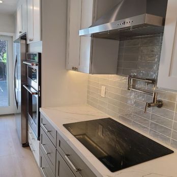 Accurate Home Remodeling - Induction top and pot filler - Kitchen & Bath Near Me - Pleasant Hill, California Accurate Home Remodeling - Induction top and pot filler - Kitchen & Bath Near Me - Pleasant Hill, California