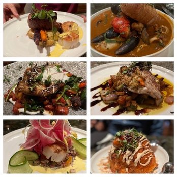 Andrei's Restaurant - Main courses surf and turf cioppino scallops roasted cauliflower and many more - New American Near Me - Irvine, California Andrei's Restaurant - Main courses surf and turf cioppino scallops roasted cauliflower and many more - New American Near Me - Irvine, California