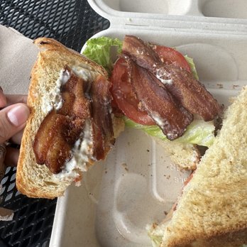 Roasted Toasted Cafe - BLT with 4 pieces bacon? - Cafes Near Me - Kailua-Kona, Hawaii Roasted Toasted Cafe - BLT with 4 pieces bacon? - Cafes Near Me - Kailua-Kona, Hawaii