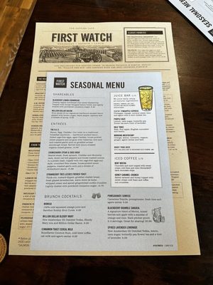 Menu photo 1 First Watch Silver Spring, MD