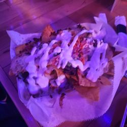 Double Tap Beercade - The nachos. We ordered a half plate