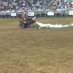 Brown County Rodeo - One of the clown acts that went over big time with the children!