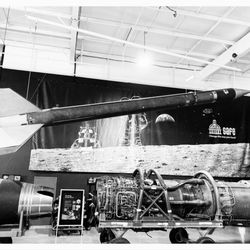 Aerospace Museum of California - Rocket booster.