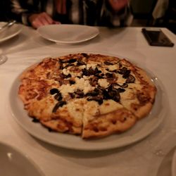 Two Chef's - Mushroom and goat cheese Flatbread.