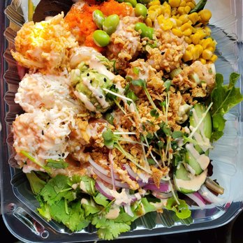 Ocean Poke - Large salad bowl - Poke Near Me - Murrieta, California
