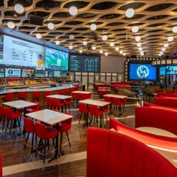 Sports & Social - Sports & Social seating and media wall