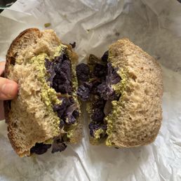 Cauliflower sandwich. Generous portion! Cauliflower sandwich. Generous portion!