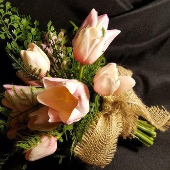 Flowers on a Moonbeam - Pink Tulip bouquet - Florists Near Me - Sequim, Washington