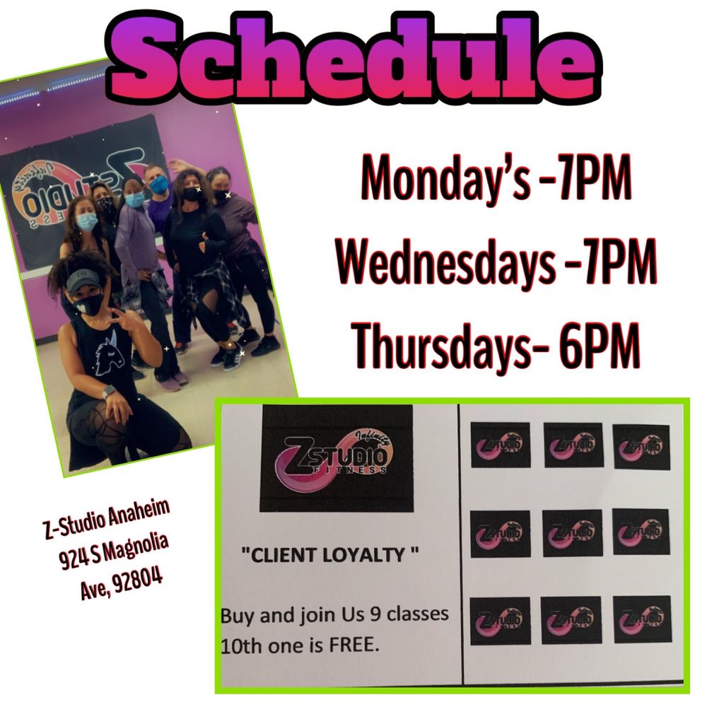 Z-Studio Anaheim - Lish evening Schedule - Dance Studios Near Me - Anaheim, California Z-Studio Anaheim - Lish evening Schedule - Dance Studios Near Me - Anaheim, California