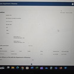 Joe Caruso Guitar Studio - Business license