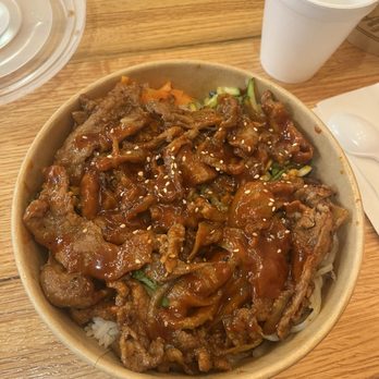 Belly Bowl Kitchen and Lounge - spicy pork over rice - Chinese Near Me - Chicago, Illinois Belly Bowl Kitchen and Lounge - spicy pork over rice - Chinese Near Me - Chicago, Illinois