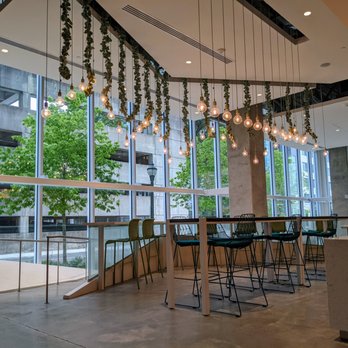 Aviva by Kameel Midtown - Inside The Collective Food Hall at Coda common dining space. - Mediterranean Near Me - Atlanta, Georgia