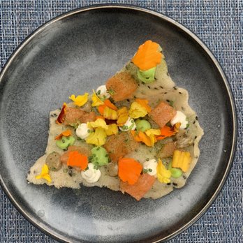 Bosq - Smoked Salmon Crackers - New American Near Me - Aspen, Colorado Bosq - Smoked Salmon Crackers - New American Near Me - Aspen, Colorado