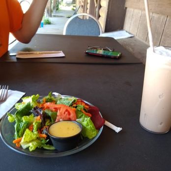 Prospect Cafe - Side salad and chocolate malt milkshake - American Near Me - Prospect, Oregon Prospect Cafe - Side salad and chocolate malt milkshake - American Near Me - Prospect, Oregon