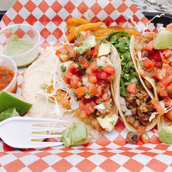 Lolis Tacos - Benjamin - Fish, shrimp, and rib eye taco -fish was my favorite. It's overflowing with filling!!! - Mexican Near Me - Tampa, Florida Lolis Tacos - Benjamin - Fish, shrimp, and rib eye taco -fish was my favorite. It's overflowing with filling!!! - Mexican Near Me - Tampa, Florida