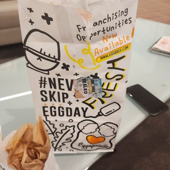 Eggbred - Unfortunately, the bag is all that is left. But they are looking for franchise opportunities! I hope many people take them up on it! - Breakfast & Brunch Near Me - La Habra, California