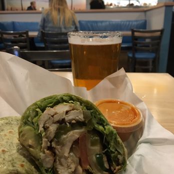 Board & Brew - Got the Baja on a wrap! With their recommended IPA. It was very good! - Sandwiches Near Me - Tustin, California Board & Brew - Got the Baja on a wrap! With their recommended IPA. It was very good! - Sandwiches Near Me - Tustin, California