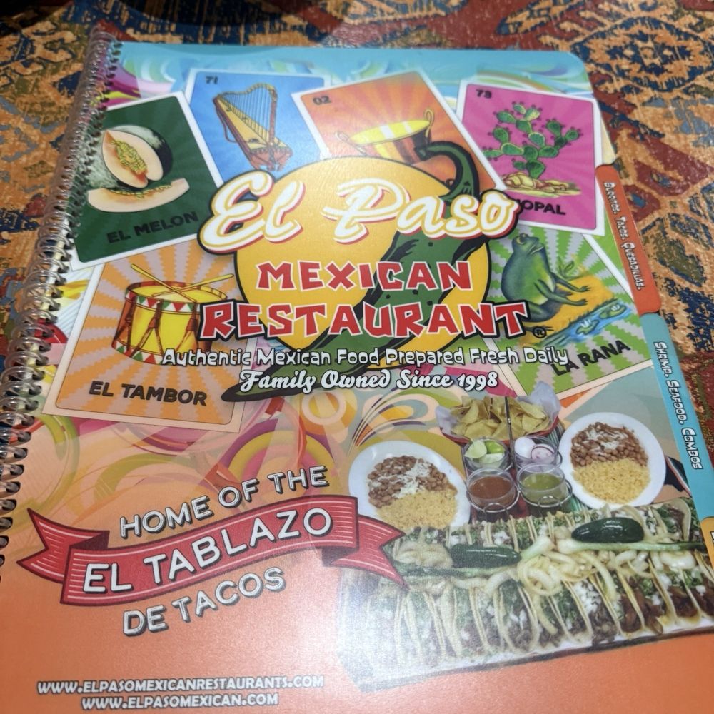 El Paso Mexican Restaurant - Menu - Mexican Near Me - Springfield, Virginia El Paso Mexican Restaurant - Menu - Mexican Near Me - Springfield, Virginia
