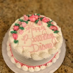 Eileen's Centerview Bakery - Strawberry filling birthday cake!