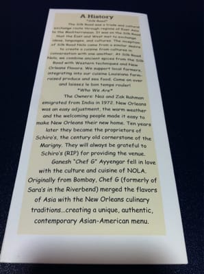 Silk Road Restaurant & Wine Bar by null