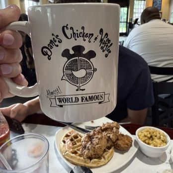 Dame's Chicken & Waffles - Classic Cutlet with strawberry schmear and drizzle - Soul Food Near Me - Greensboro, North Carolina Dame's Chicken & Waffles - Classic Cutlet with strawberry schmear and drizzle - Soul Food Near Me - Greensboro, North Carolina