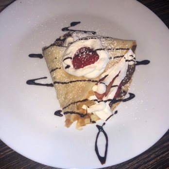 Cafe Crepes Square - Strawberry Nutella - Desserts Near Me - Suwanee, Georgia
