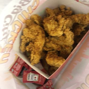 Big City Chicken - 7 piece spicy tenders with seasoned waffle potatoes underneath - Chicken Shop Near Me - Chicago, Illinois Big City Chicken - 7 piece spicy tenders with seasoned waffle potatoes underneath - Chicken Shop Near Me - Chicago, Illinois