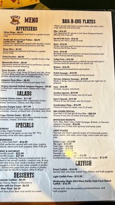 Menu photo 3 Dyer's Bar-B-Que Amarillo, TX