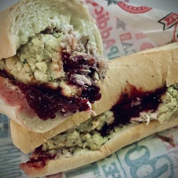 Capriotti's Sandwich Shop - Cross-section shot of my Bobbie sub - Sandwiches Near Me - Reno, Nevada