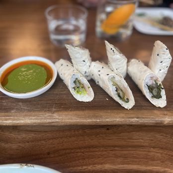 Uchibā Austin - grilled romaine - so good - Cocktail Bars Near Me - Austin, Texas