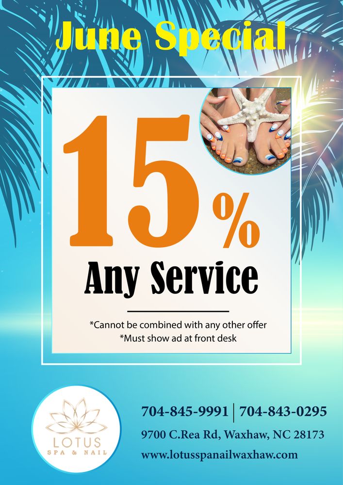 LOTUS SPA & NAIL 54 Photos & 51 Reviews 9700 Rea Rd, Waxhaw, North