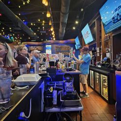 Captain Joe's Grill - Bar area, pick up for takeout #ReviewsByRL