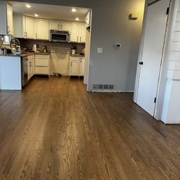 a kitchen and living room a kitchen and living room