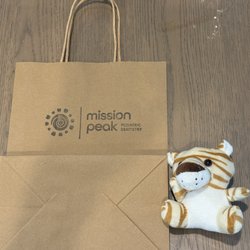 Mission Peak Pediatric Dentistry - To-go bag with toothbrush and small stuffed animal