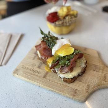 Toastique - Prosciutto toast was amazing! - Juice Bars & Smoothies Near Me - Alexandria, Virginia