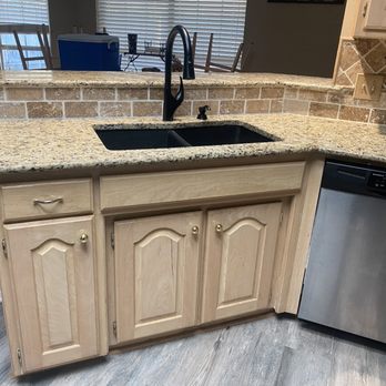 AirEnsured - Completed rebuilt cupboard/sink area - Environmental Abatement Near Me
