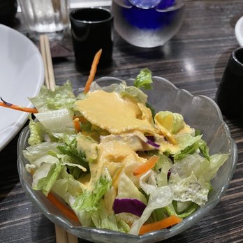 Ooka Japanese Restaurant - complimentary salad IG: @lindathefoodie - Japanese Near Me - Riverside, California Ooka Japanese Restaurant - complimentary salad IG: @lindathefoodie - Japanese Near Me - Riverside, California
