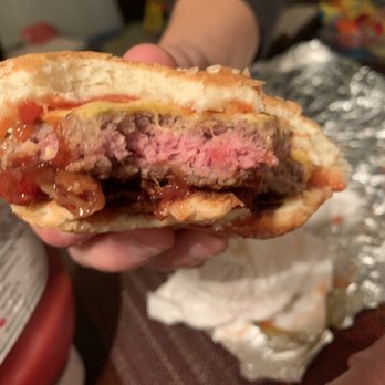 Five Guys - Uncooked burger. - Burgers Near Me - Harrisburg, Pennsylvania