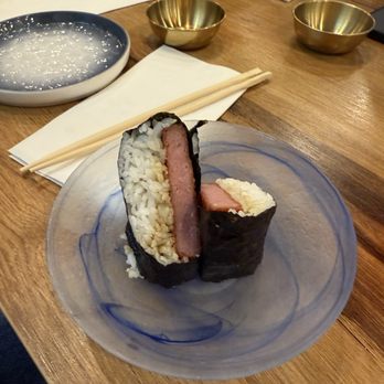 Hinoka Sushi - $6 Spam Musubi (mid don't get it) - Sushi Bars Near Me - Sacramento, California Hinoka Sushi - $6 Spam Musubi (mid don't get it) - Sushi Bars Near Me - Sacramento, California