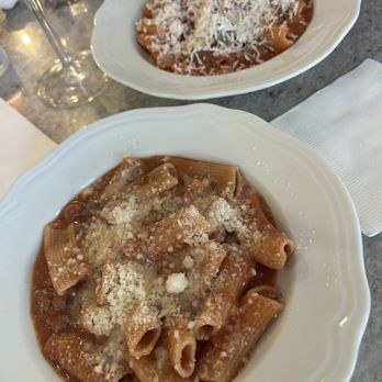 Love, Pomelo - Rigatoni lamb and rigatoni alla norma (eggplant) - Seafood Near Me - Baltimore, Maryland