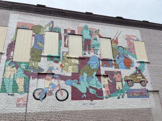 OUT AND ABOUT MURAL - 1598 Washington St E, Charleston, West Virginia ...