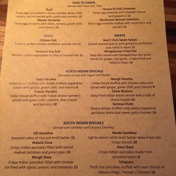 Nirmal's - Weekend brunch/lunch menu!! - Indian Near Me - Seattle, Washington Nirmal's - Weekend brunch/lunch menu!! - Indian Near Me - Seattle, Washington