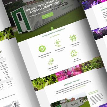 Creative Eden - Website: SuperGrow - Sustainable Farming - Web Design Near Me - Reston, Virginia