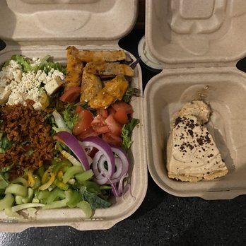Element Gastropub - Cobb Buffalo Salad & Peanut Butter Pie - Vegetarian Near Me - Raleigh, North Carolina Element Gastropub - Cobb Buffalo Salad & Peanut Butter Pie - Vegetarian Near Me - Raleigh, North Carolina