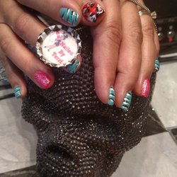 JR's Full Throttle Salon - Hand painted nail art! NAIL ART IS ALWAYS FREE!! Full sets gel or acrylic $60 Fills $35