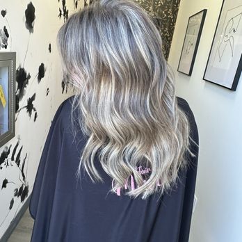 Hair by Marcie Godbey - Extensions and color to cover grey - Hair Stylists Near Me - Clovis, California