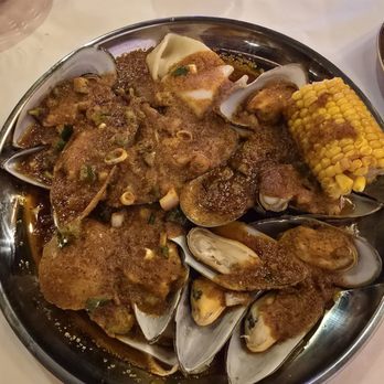 Happy Crab - Green Mussels in House Sauce - Mala, extra hot - Seafood Near Me - Auburn , Washington Happy Crab - Green Mussels in House Sauce - Mala, extra hot - Seafood Near Me - Auburn , Washington