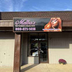 Melba's Hair Sculpture - Businesses wntrance