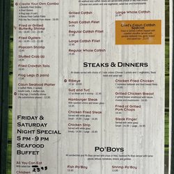 Fisherman's Galley - Updated menu